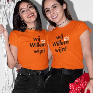 Koningsdag-Wijn-Premium-T-Shirt-