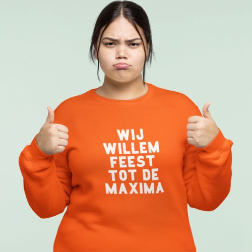 Feest tot de Maxima Trui Oranje