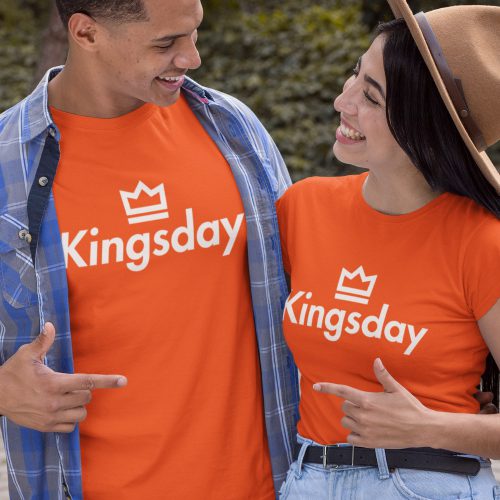 T-Shirt Koningsdag Met Kroontje