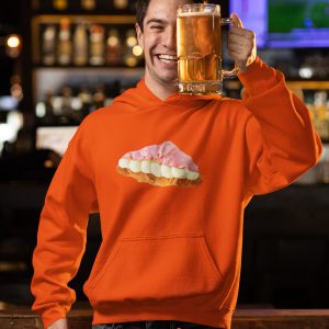 Oranje Hoodie Crompouce Heren