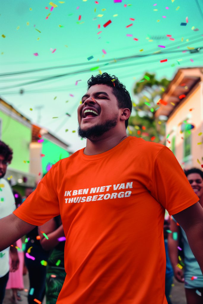 Koningsdag EK WK T-Shirt Ik Ben Niet Van Thuisbezorgd