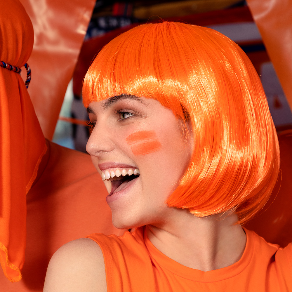 Oranje Schmink Sfeerfoto